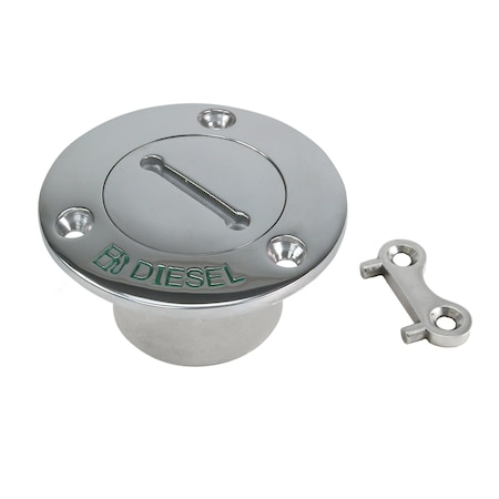 Whitecap Pipe Deck Fill with Key 6032